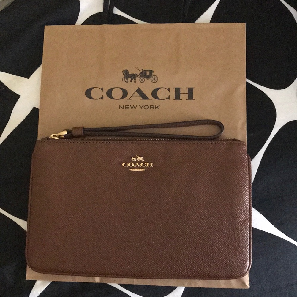 Coach Wristlet with built in wallet - NWT